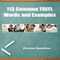 113 Common TOEFL Words and Examples