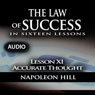 Law of Success - Lesson XI - Accurate Thought