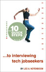 10 Quick Steps to Interviewing Tech Jobseekers