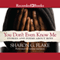 You Don't Even Know Me: Stories and Poems about Boys
