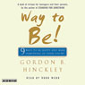 Way to Be! 9 Rules for  Living the Good Life