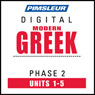 Greek (Modern) Phase 2, Unit 01-05: Learn to Speak and Understand Modern Greek with Pimsleur Language Programs