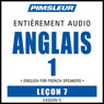 ESL French Phase 1, Unit 07: Learn to Speak and Understand English as a Second Language with Pimsleur Language Programs