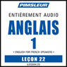 ESL French Phase 1, Unit 22: Learn to Speak and Understand English as a Second Language with Pimsleur Language Programs