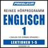 ESL German Phase 1, Unit 01-05: Learn to Speak and Understand English as a Second Language with Pimsleur Language Programs