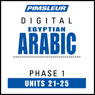 Arabic (Egy) Phase 1, Unit 21-25: Learn to Speak and Understand Egyptian Arabic with Pimsleur Language Programs