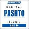 Pashto Phase 1, Unit 20: Learn to Speak and Understand Pashto with Pimsleur Language Programs