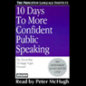 10 Days to More Confident Public Speaking