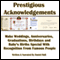 Prestigious Acknowledgments (Unabridged) audio book by Daniel Hall