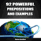 92 Powerful Prepositions and Examples: Inspired by English (Unabridged) audio book by Zhanna Hamilton