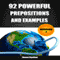 92 Powerful Prepositions and Examples: Workbook 3 (Unabridged) audio book by Zhanna Hamilton
