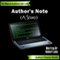 Author's Note: Audrey's Steamy Shorts, Book 2 (Unabridged) audio book by Audrey Lusk