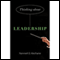 Thinking about Leadership (Unabridged) audio book by Nannerl O. Keohane