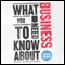 What You Need to Know About Starting a Business (Unabridged) audio book by Kevin Duncan