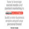 microDomination: How to Leverage Social Media and Content Marketing to Build a Mini-Business Empire around your Personal Brand (Unabridged) audio book by Trevor Young