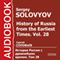 History of Russia from the Earliest Times, Vol. 28 [Russian Edition] (Unabridged) audio book by Sergey Solovyov