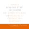 Von der Krze des Lebens audio book by Seneca