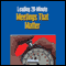 Leading 20 Minute Meetings That Matter (Unabridged) audio book by Briefings Media Group