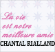 La vie est notre meilleure amie audio book by Chantal Rialland