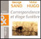 Correspondance et éloge funèbre audio book by George Sand, Victor Hugo