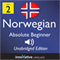 Learn Norwegian: Level 2 Absolute Beginner Norwegian, Volume 1: Lessons 1-25 audio book by InnovativeLanguage.com