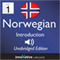 Learn Norwegian: Level 1 Introduction to Norwegian, Volume 1: Lessons 1-25 (Unabridged) audio book by InnovativeLanguage.com
