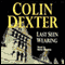 Last Seen Wearing audio book by Colin Dexter