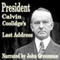 President Calvin Coolidge's Last Address (Unabridged) audio book by Calvin Coolidge