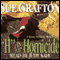 H is for Homicide: A Kinsey Millhone Mystery audio book by Sue Grafton