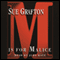 M Is for Malice: A Kinsey Millhone Mystery audio book by Sue Grafton