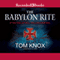 The Babylon Rite (Unabridged) audio book by Tom Knox