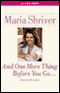 And One More Thing Before You Go... (Unabridged)