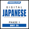 Japanese Phase 1, Unit 26: Learn to Speak and Understand Japanese with Pimsleur Language Programs audio book by Pimsleur