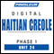 Haitian Creole Phase 1, Unit 24: Learn to Speak and Understand Haitian Creole with Pimsleur Language Programs