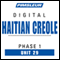 Haitian Creole Phase 1, Unit 29: Learn to Speak and Understand Haitian Creole with Pimsleur Language Programs