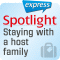 Spotlight express - Reisen. Wortschatz-Training Englisch - Aufenthalt in einer Gastfamilie audio book by div.