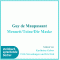 Menuett / Toine / Die Maske audio book by Guy de Maupassant