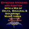 Effective Speaking - with a Mix of Delta Binaural Isochronic Tones: Three-in-One Legendary, Complete Hypnotherapy Session audio book by Randy Charach, Sunny Oye