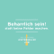 Beharrlich sein! statt keine Fehler machen (Dr. Manfred Winterheller LIVE! 3)